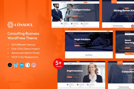 Consoul – Consulting Business WordPress Theme