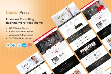 Consult Press – Finance & Consulting WP Theme