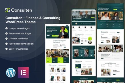 Consulten – Finance & Consulting WordPress Theme