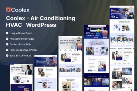 Coolex – Air Conditioning HVAC WordPress