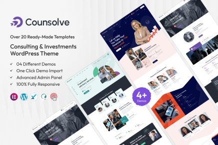 Counsolve – Consulting Business WordPress Theme