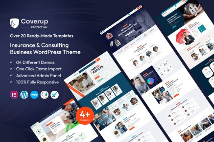 CoverUp – Insurance & Consulting WordPress Theme
