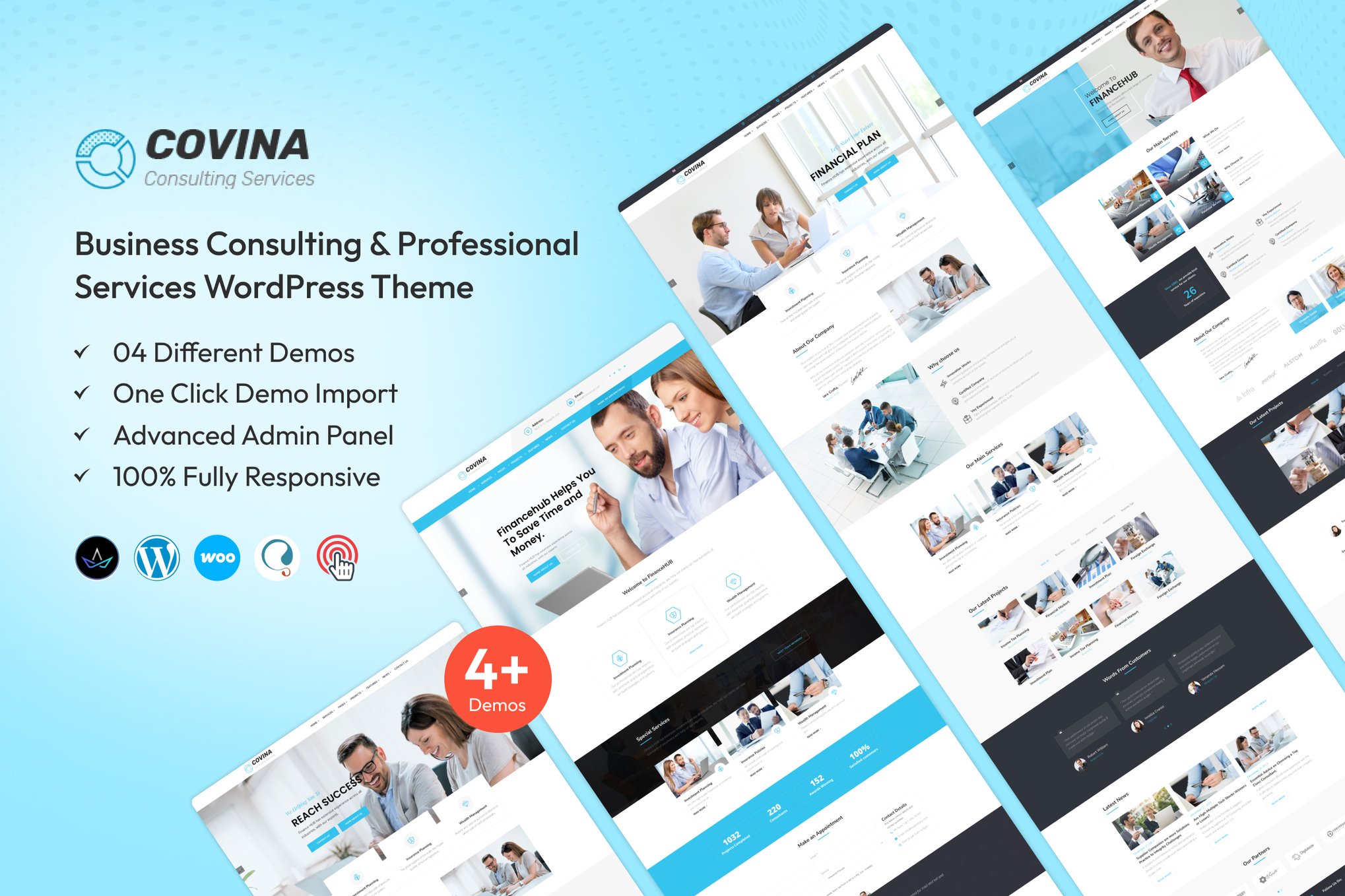 Covina – Business Consulting WordPress Theme