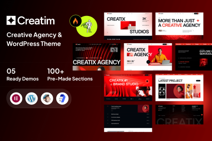 Creatim – Digital Agency & Portfolio WordPress The