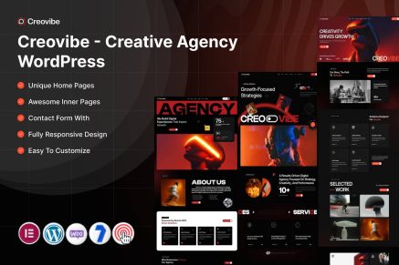 Creovibe – Creative Agency WordPress