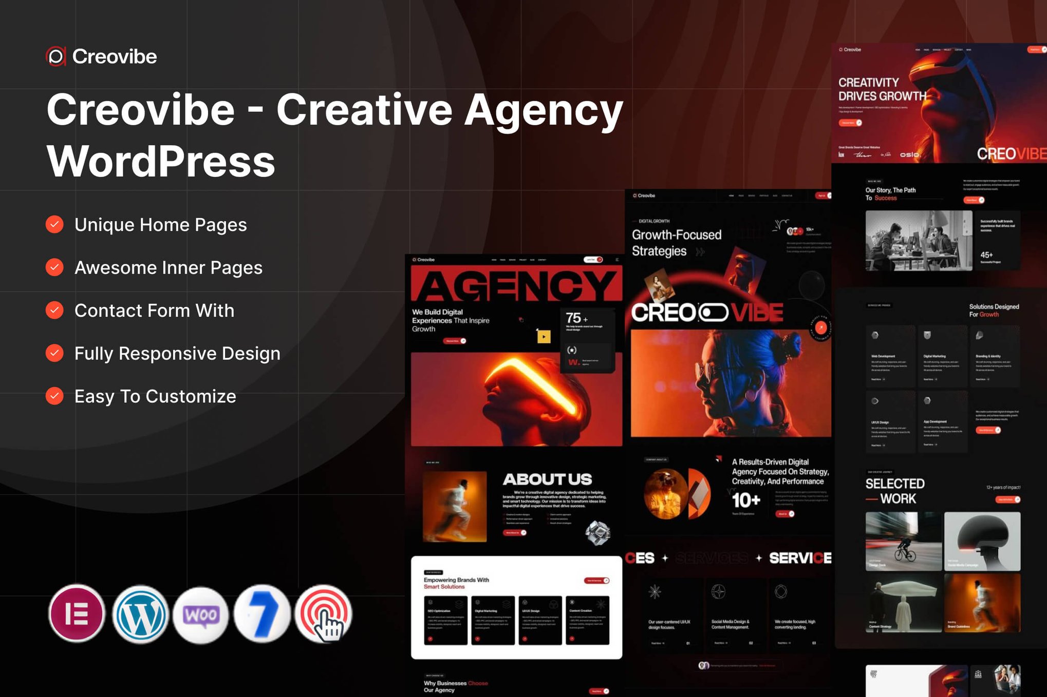 Creovibe – Creative Agency WordPress