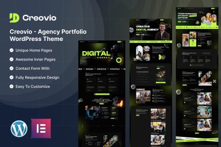 Creovio – Agency Portfolio WordPress