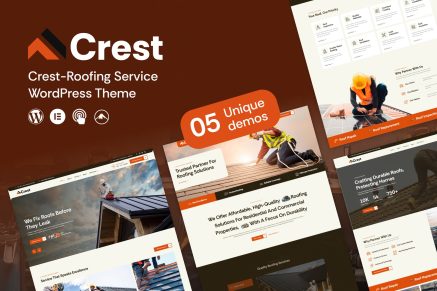 Crest – Roofing Services WordPress Theme