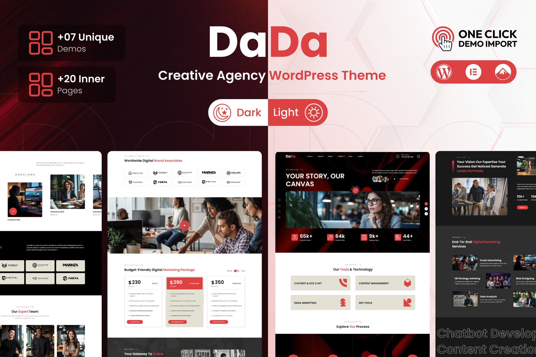 DaDa – Business Consulting Wordpress Theme