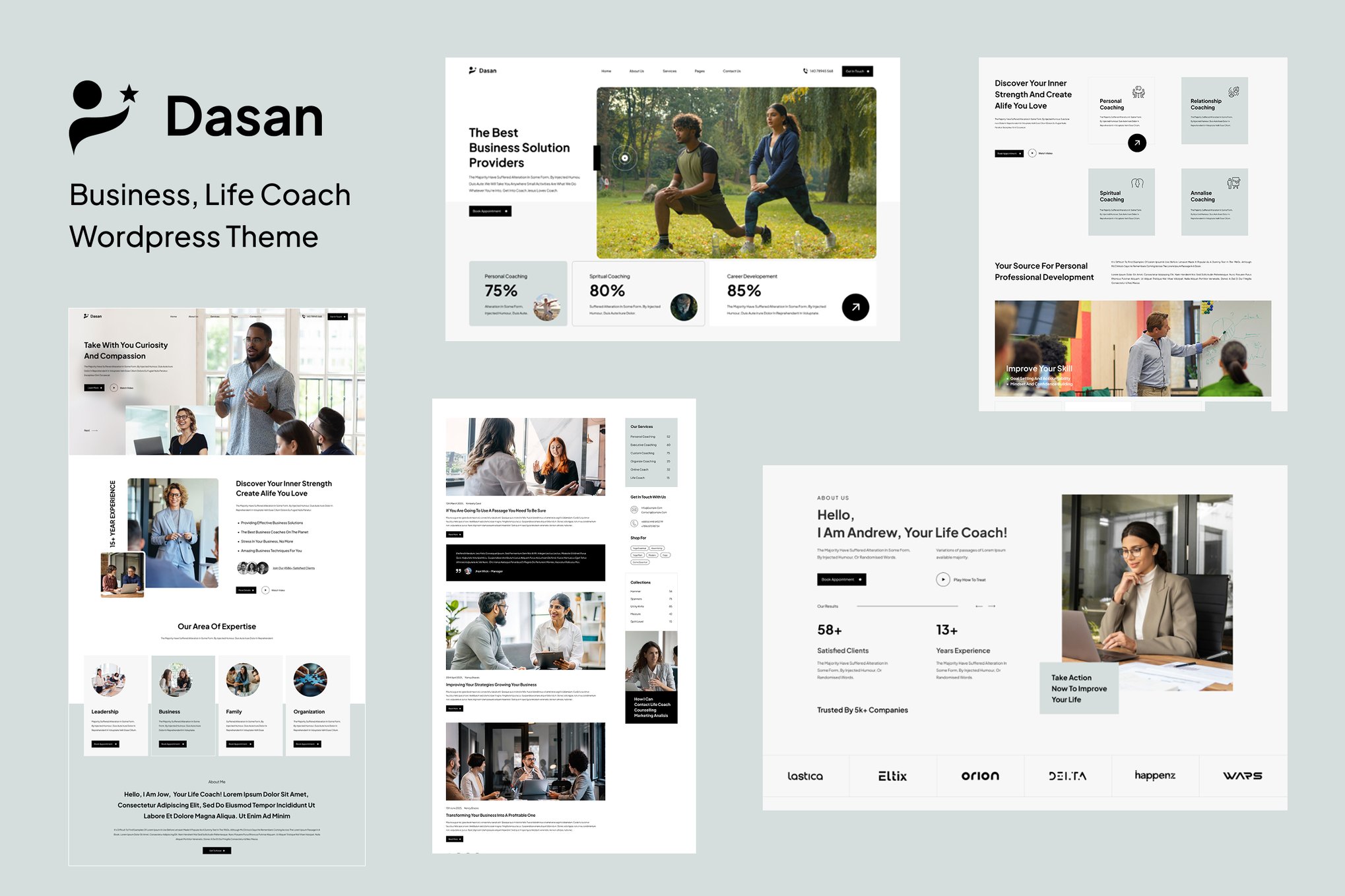 Dasan – Business, Coach & Mentor WordPress Theme
