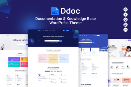 DDoc – Documentation KnowledgeBase WordPress Theme
