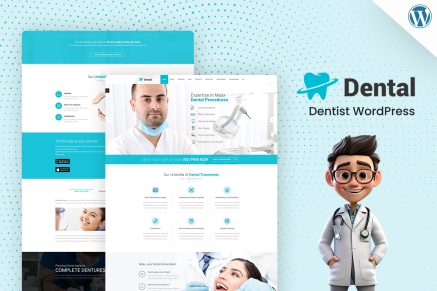 Dental Clinic – Dentist WordPress Theme
