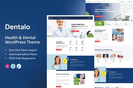 Dentalo – Medical Health & Dental WordPress Theme