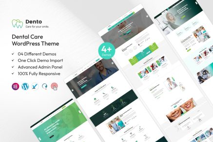 Dento – Dental Care WordPress Theme
