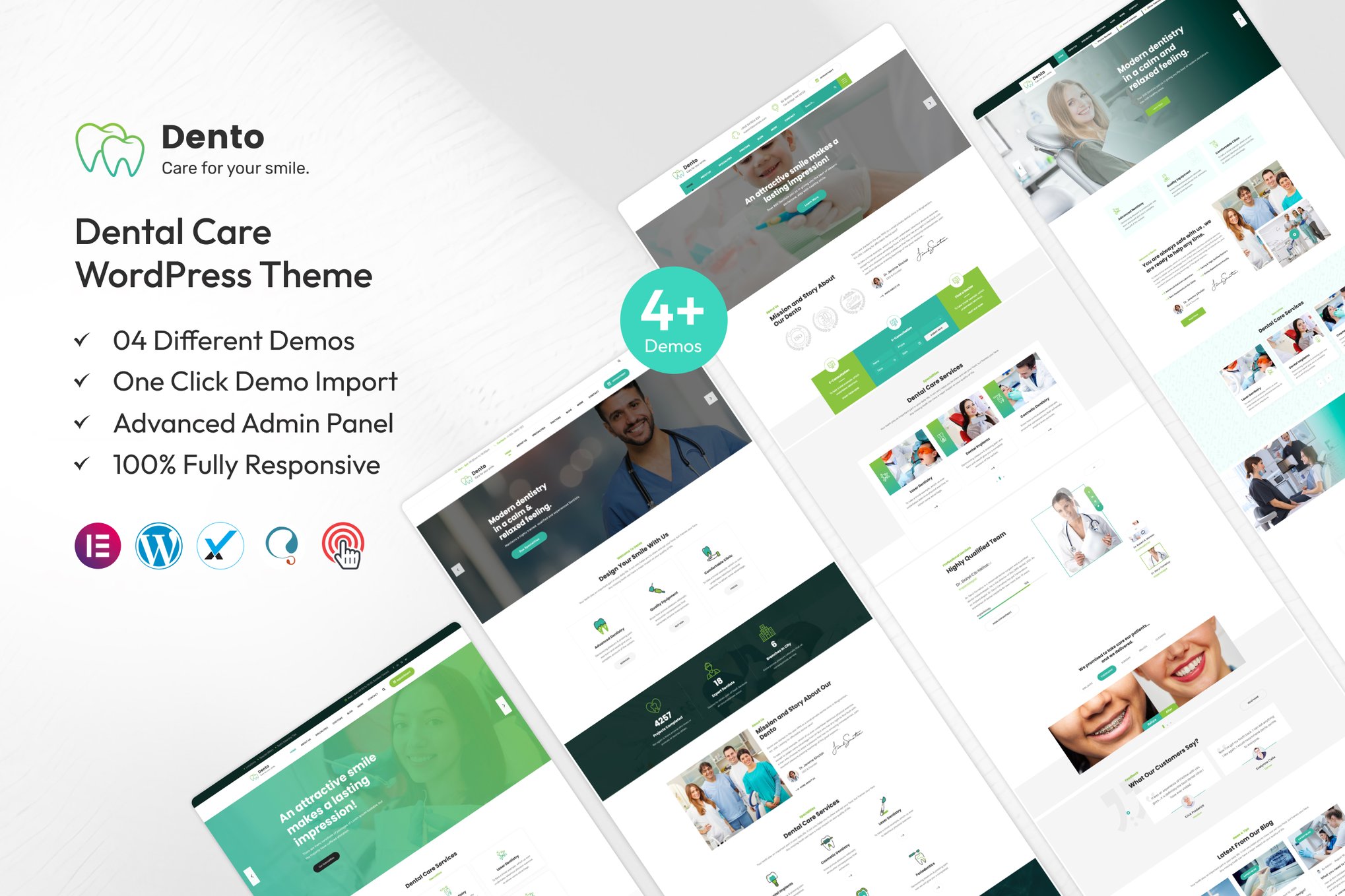 Dento – Dental Care WordPress Theme