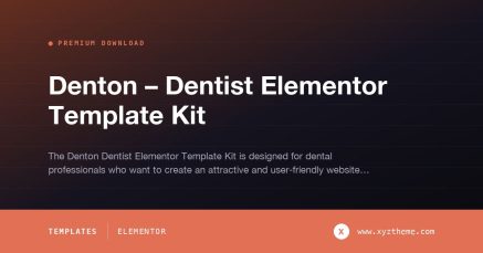 Denton – Dentist Elementor Template Kit