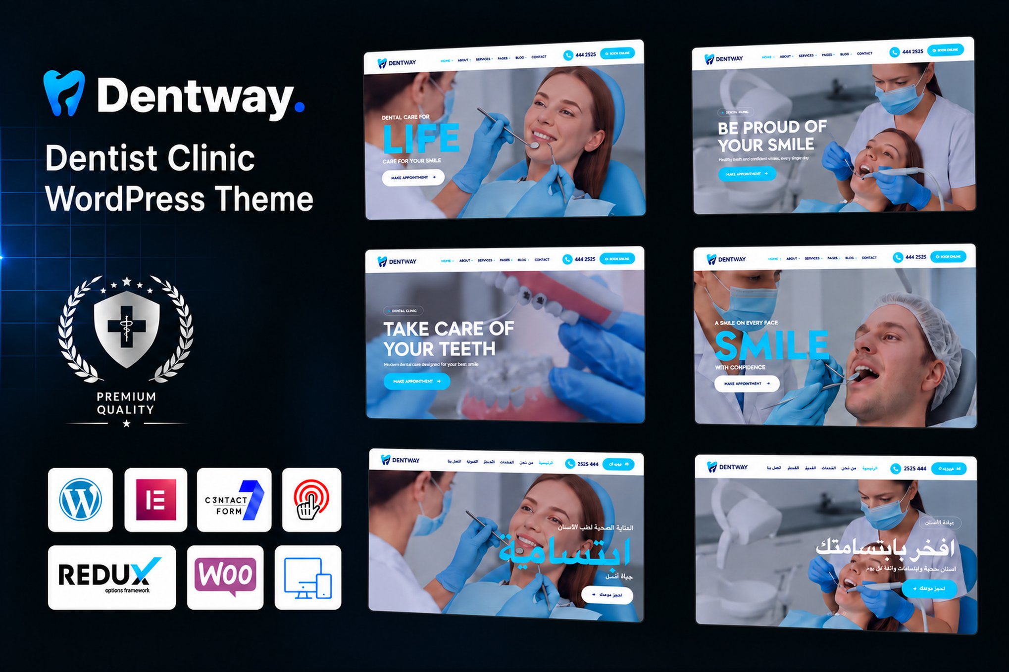 Dentway – Dentist Clinic WordPress Theme