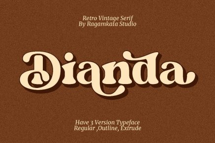 Dianda – Retro Serif Typeface