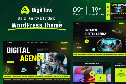 DigiFlow – Digital Agency WordPress Theme