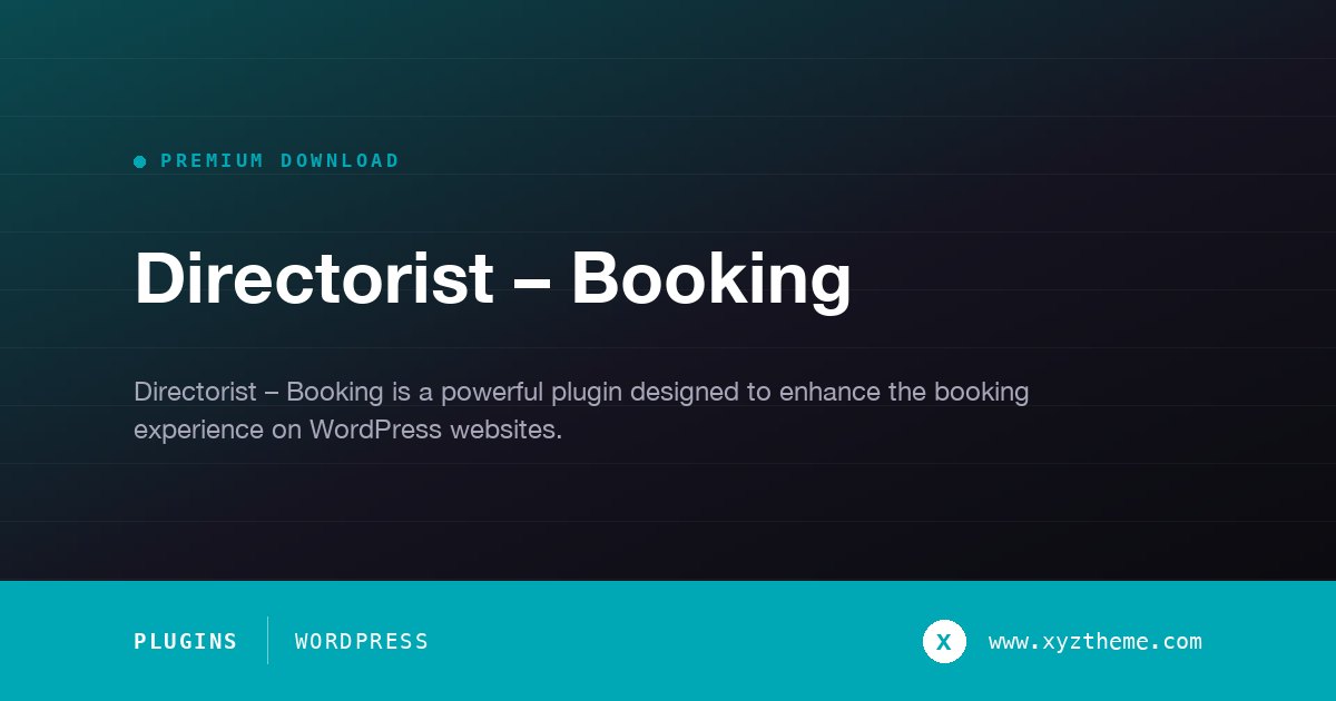 Directorist – Booking