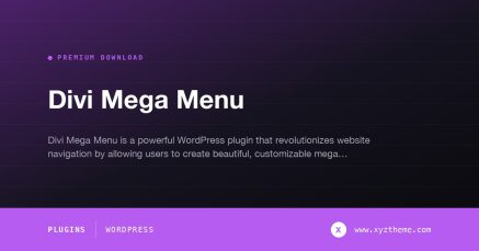Divi Mega Menu