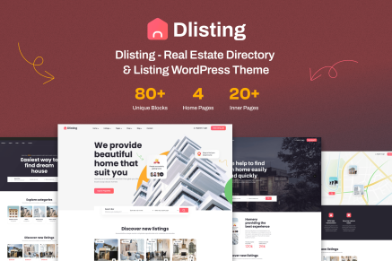 Dlisting – Real Estate Directory WordPress Theme