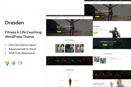 Dresden – WordPress Theme for Fitness