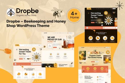 Dropbe – Beekeeping and Honey Shop WordPress Theme