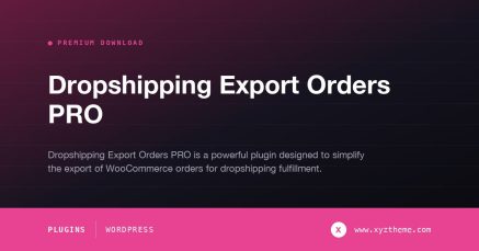 Dropshipping Export Orders PRO