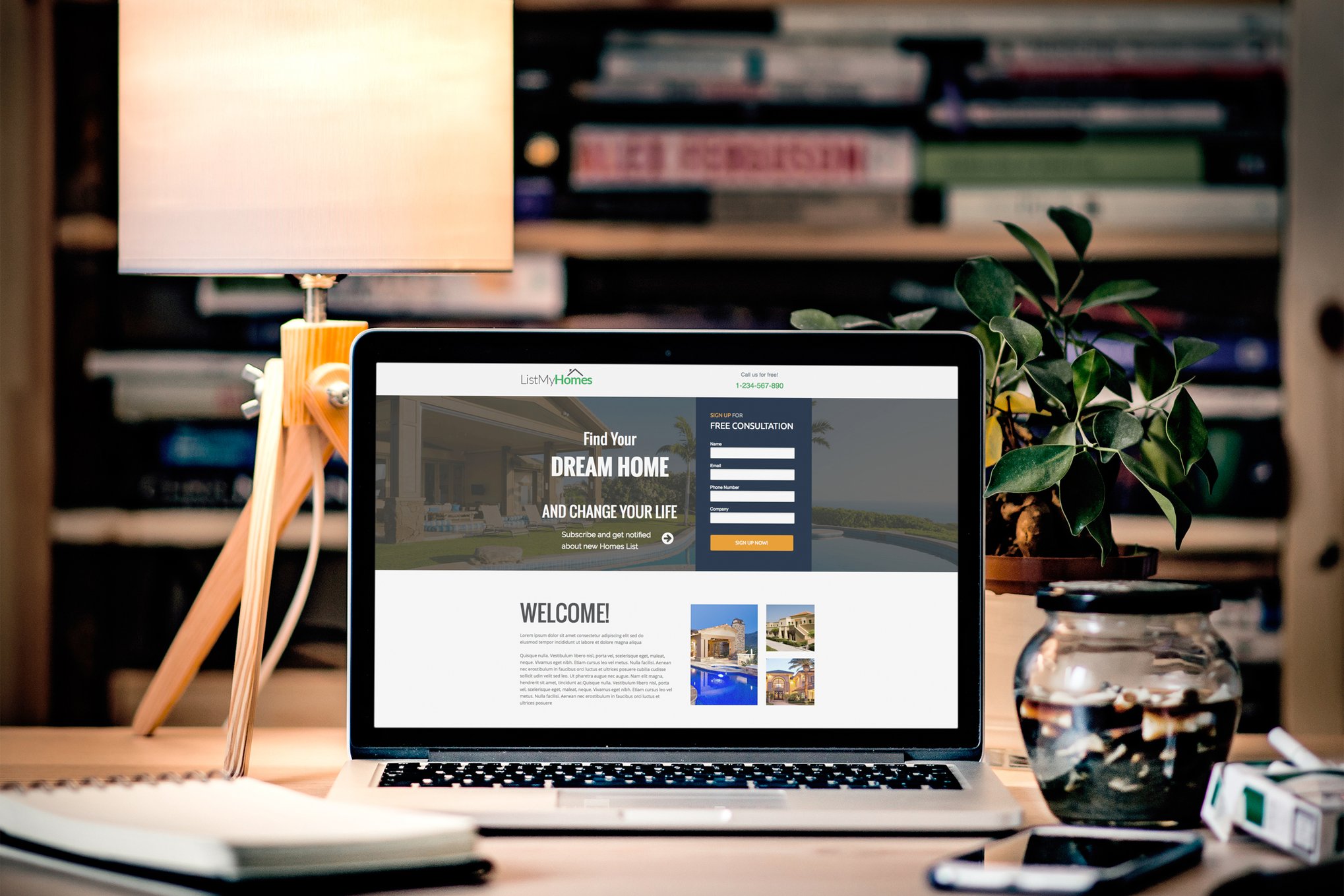 E- Marketing HTML Landing Page Templates
