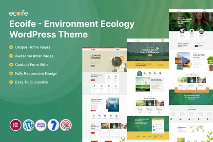 Ecoife – Environment Ecology WordPress Theme