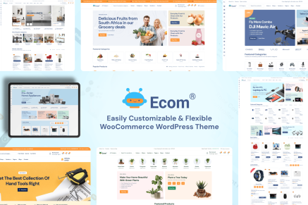 Ecom – Multipurpose WooCommerce WordPress Theme