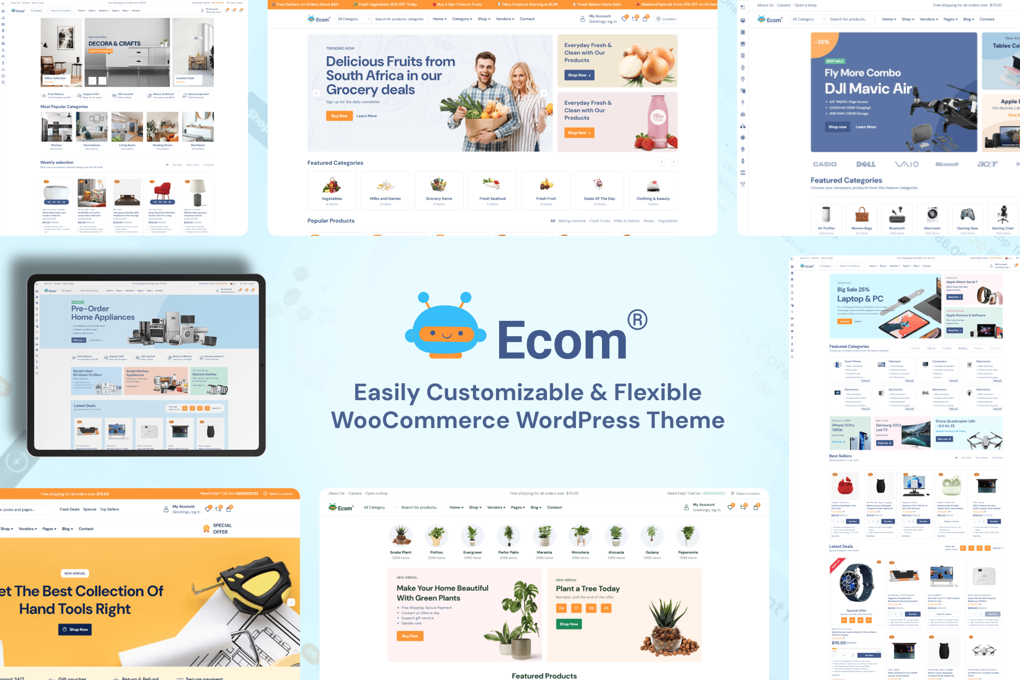 Ecom – Multipurpose WooCommerce WordPress Theme