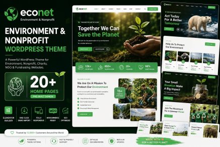 Econet – Ecology Environment & Nonprofit WordPress