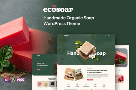 Ecosoap – Handmade Organic Soap WordPress Theme