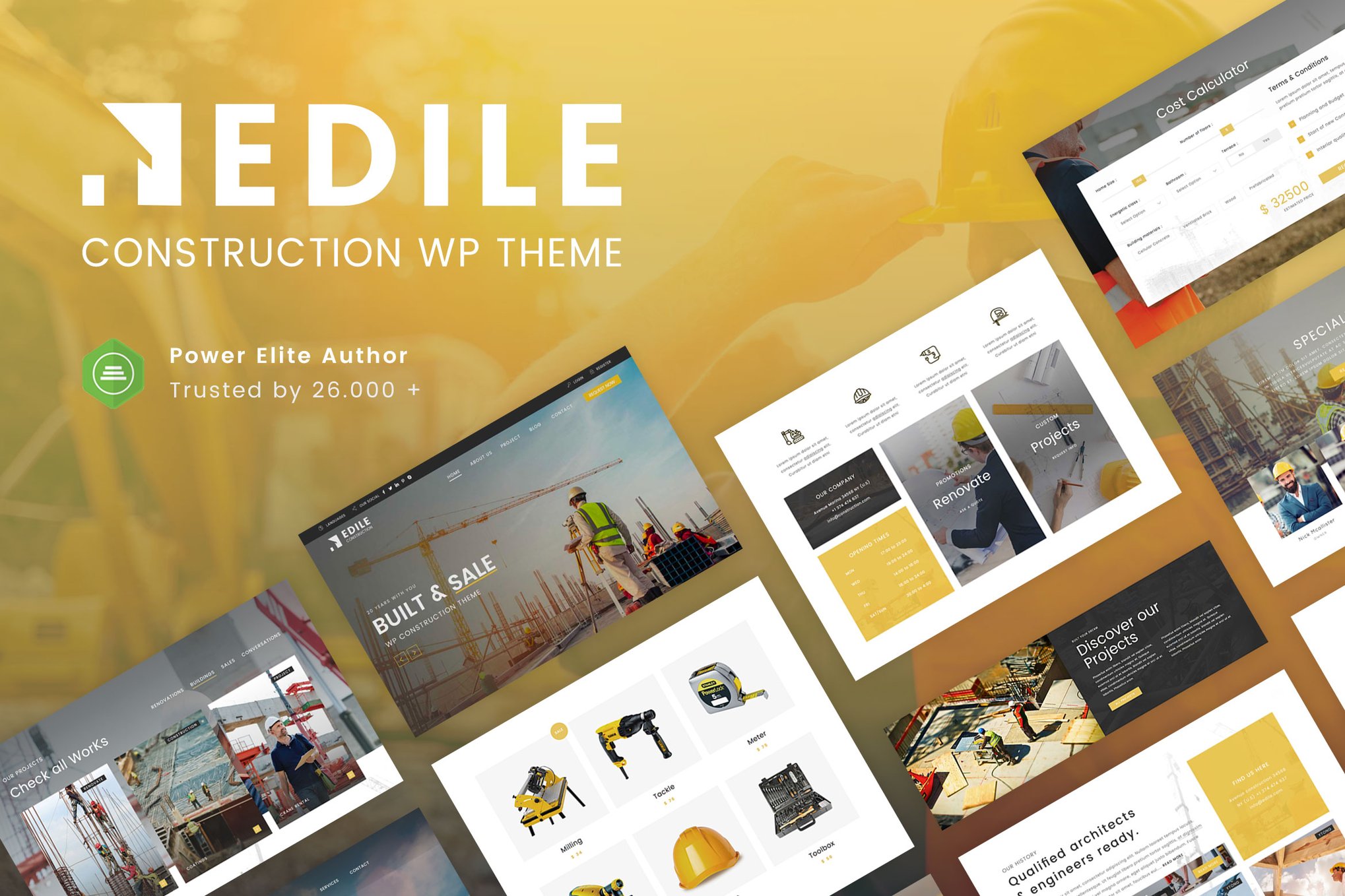 Edile – Construction WordPress Theme