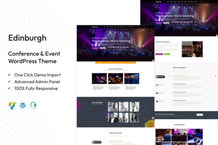 Edinburgh – Conference & Event WordPress Theme