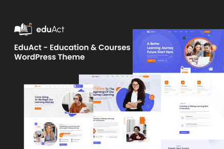 EduAct – Education & Courses WordPress Theme