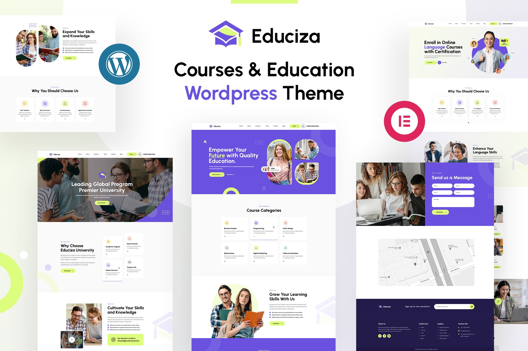 Educiza | Courses & Education WordPress Theme