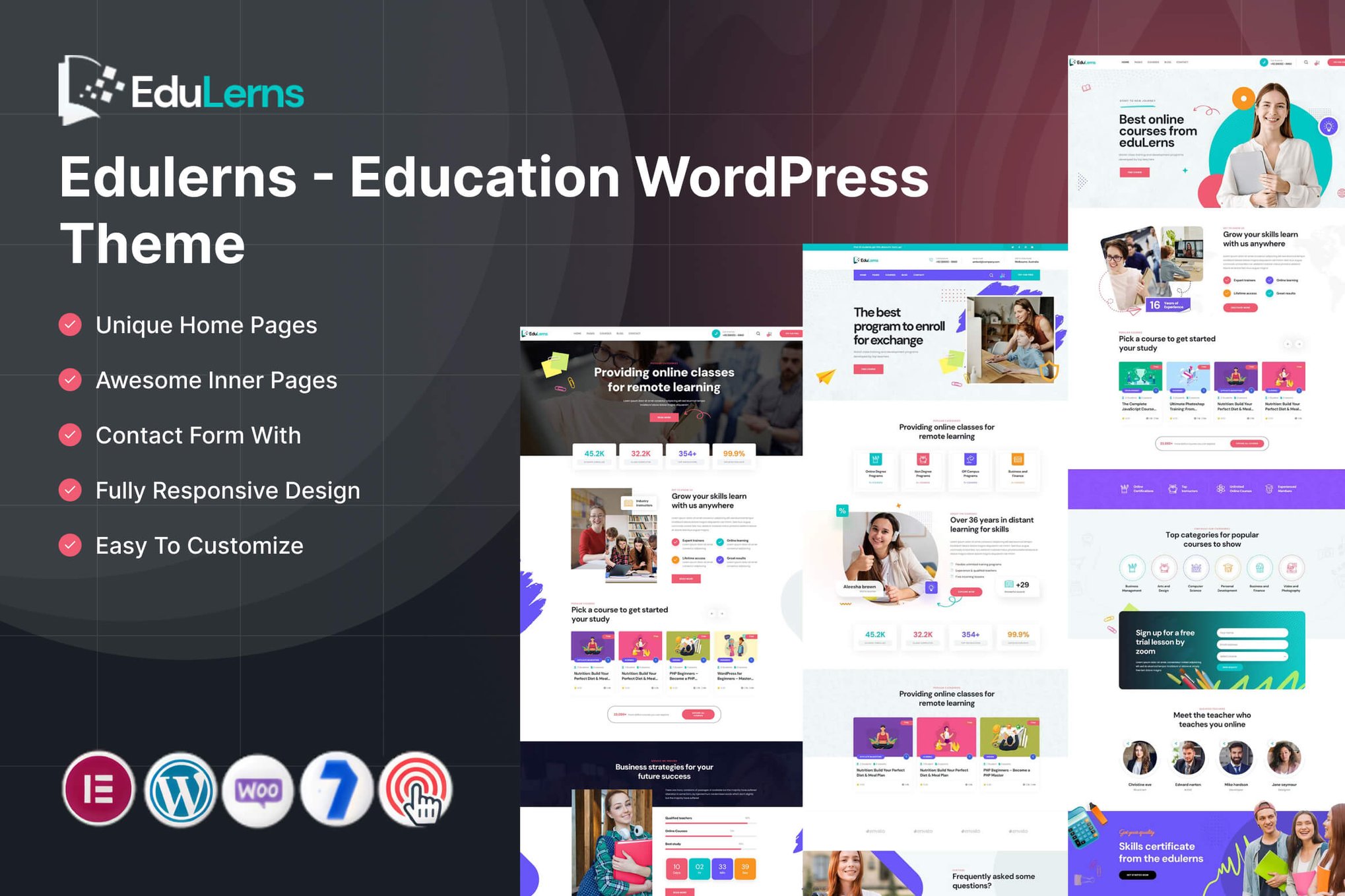 Edulerns – Education WordPress Theme