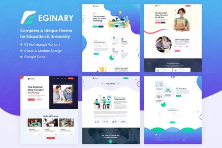 Eginary – Education & University WordPress Theme