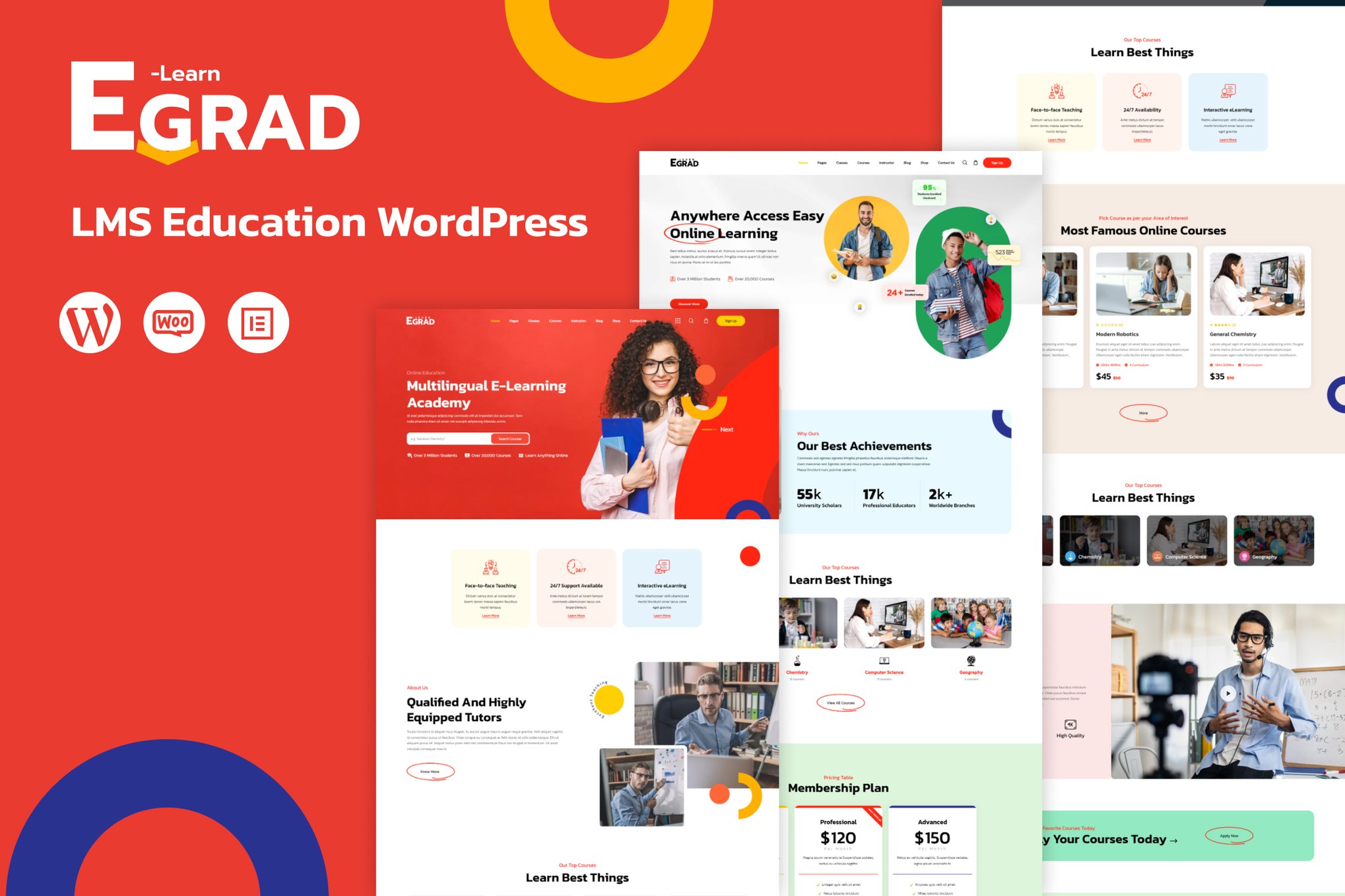 Egrad – LMS Education WordPress