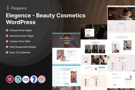 Elegence – Beauty Cosmetics WordPress