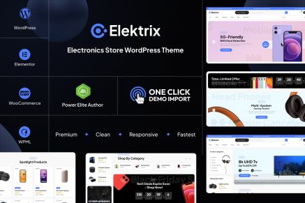 Elektrix –  Electronics WooCommerce Theme