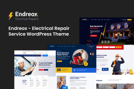 Endreox – Electrical Repair WordPress Theme