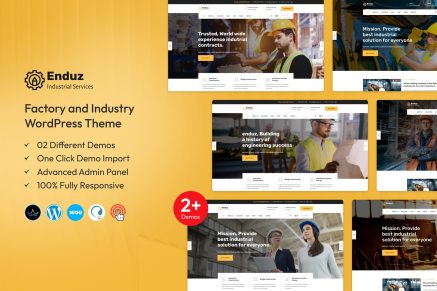 Enduz – Factory and Industry WordPress Theme
