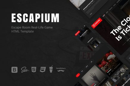 Escapium – Escape Room Game HTML Template
