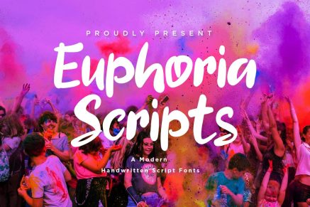 Euphoria Scripts – Handwritten Script fonts