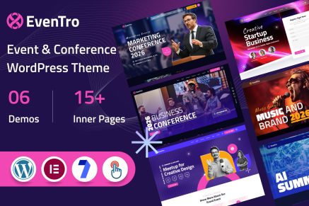 EvenTro – Event & Conference WordPress Theme
