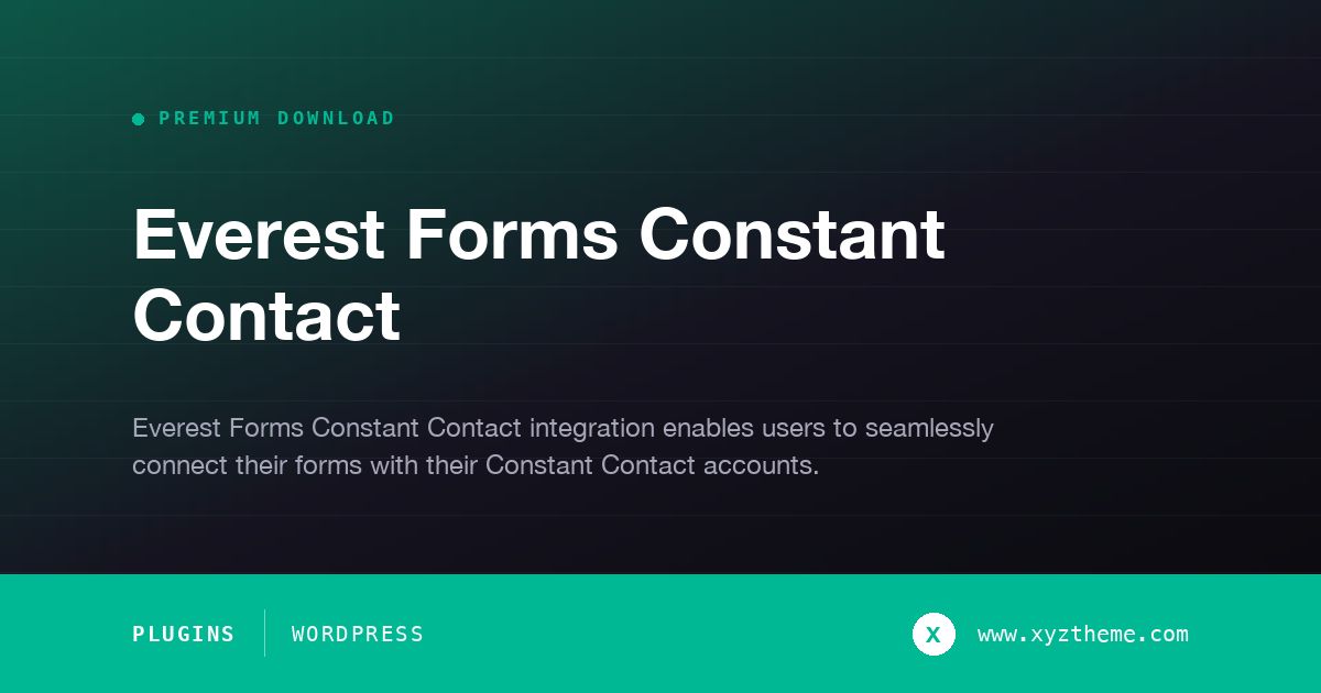 Everest Forms Constant Contact
